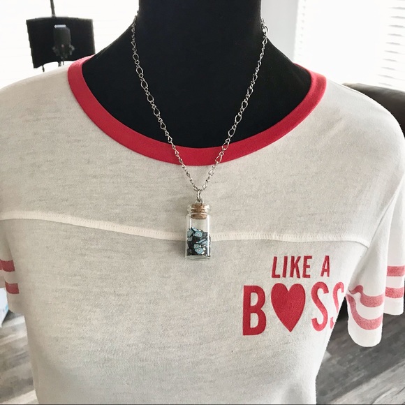 🆕 Drink Me Potions in a Jar Pendant Necklace Stainless Steel - Picture 2 of 5